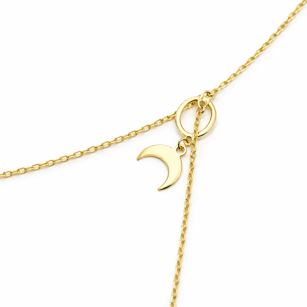 Luna minimalista arany nyaklánc